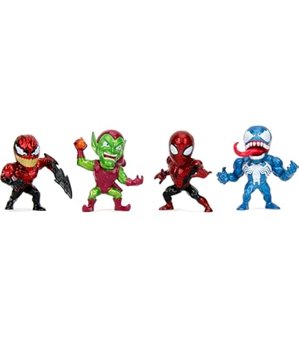 Marvel Spider-Man 2.5 Inch Die-Cast Figure 4-Pack | Amazon.com.br